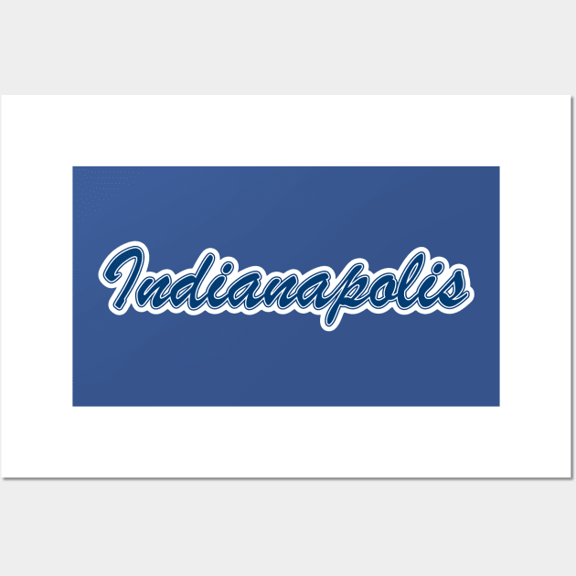 Football Fan of Indianapolis Wall Art by gkillerb